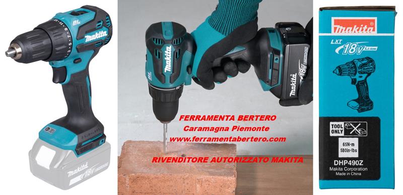 MAKITA TRAPANO AVVITATORE DHP490Z 18 V